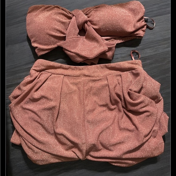 Miss Avenue Pants - Miss Avenue Shimmering Mauve Ensemble